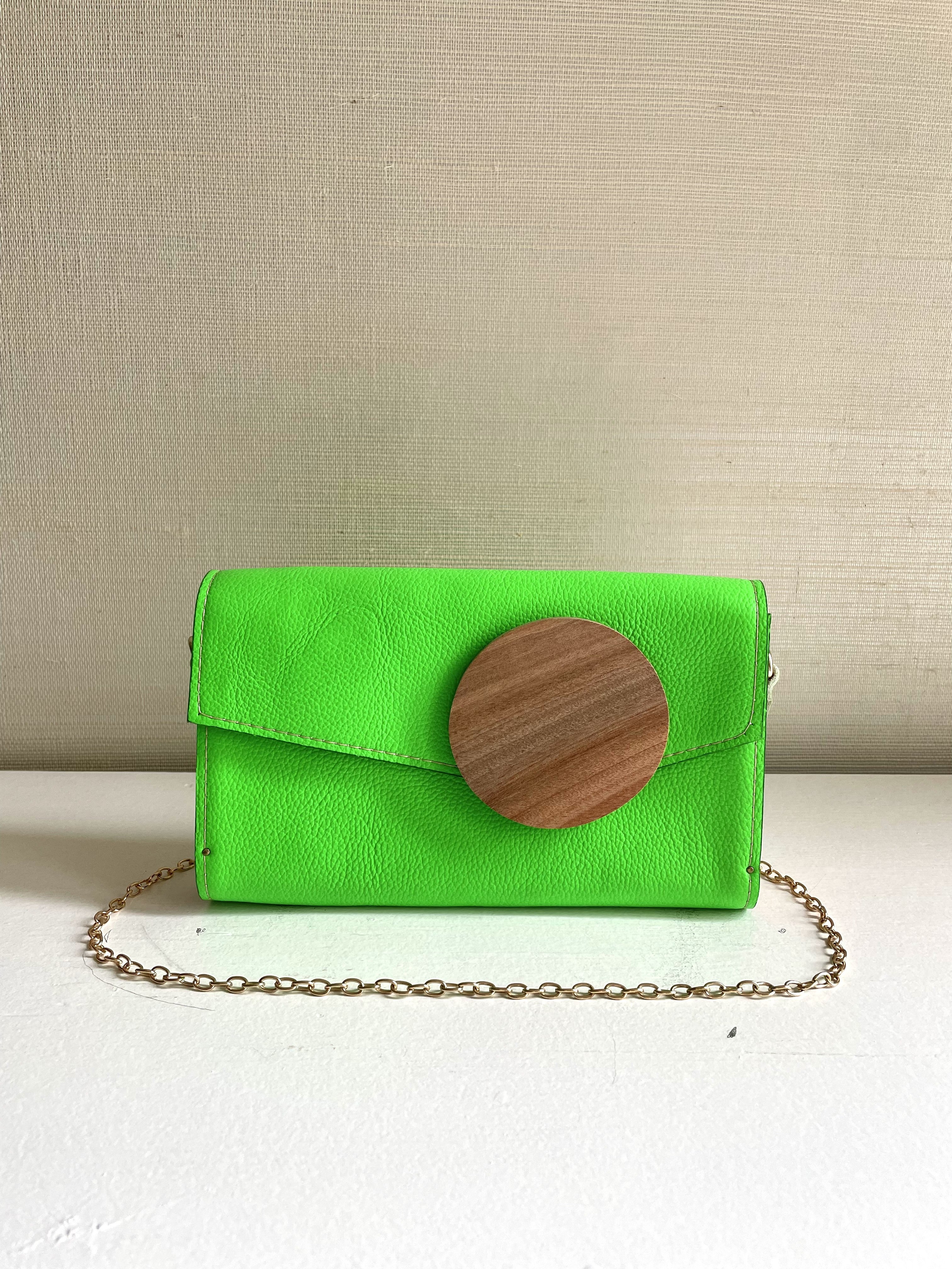 Women's Green Leather Mini crossbody bag | Valextra Pocket